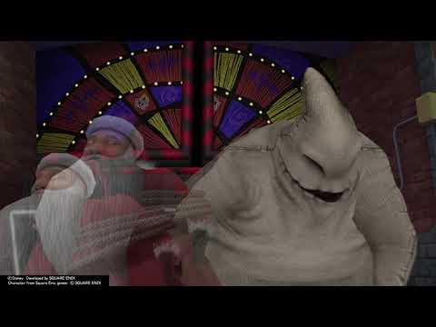 Kingdom Hearts II Final Mix (PS4) Cutscene #235 - The Party stops Oogie Boogie in Santa's Factory