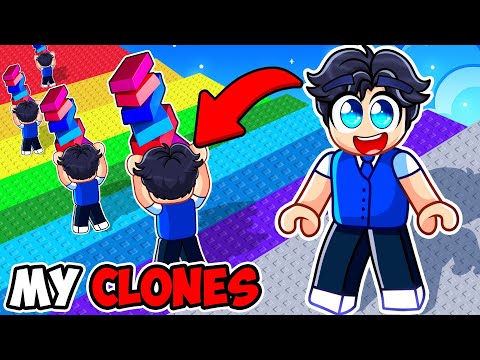 Making An ANDY CLONE ARMY To Build The BIGGEST STAIRCASE EVER In Roblox...
