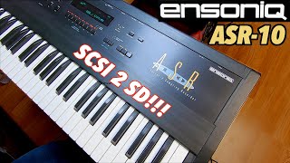 Video thumbnail for Ensoniq ASR-10 with SCSI2SD Drive by Hank Coffey