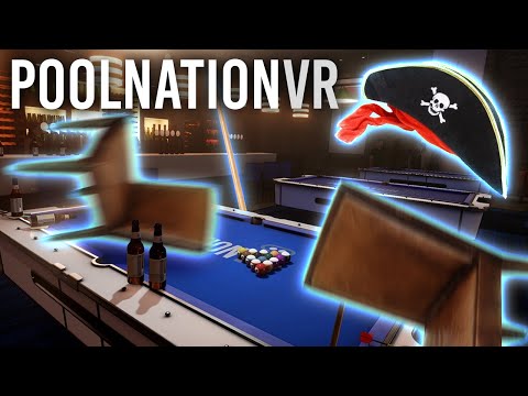 He could hear me the whole time?! (Multiplayer Pool Nation VR!)