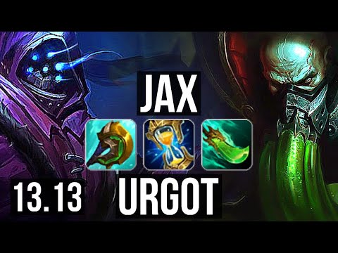 JAX vs URGOT (TOP) | 69% winrate, 10/2/5, Legendary | KR Master | 13.13