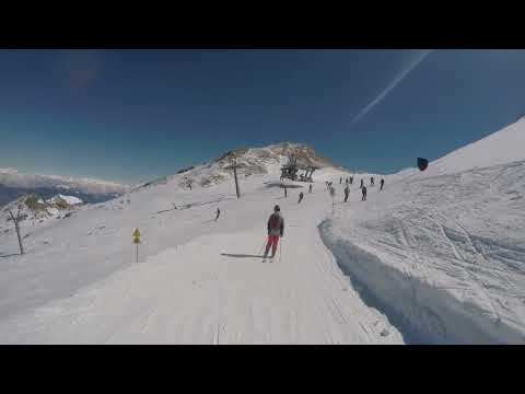 skiing 4 Valees, Switzerland part 2- Siviez-Thyon (read description)