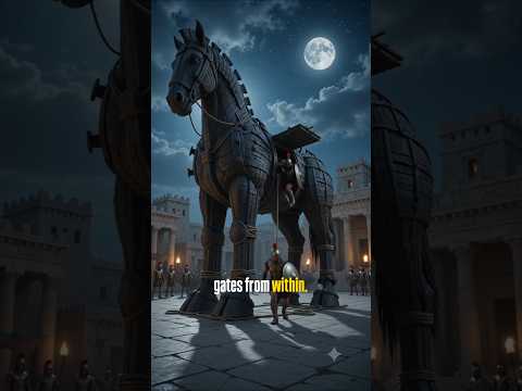 The Trojan Horse: The Greatest Trick in Greek Mythology? 🐴⚔️ #Shorts