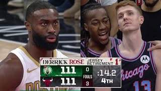 Jaylen Brown - Boston Celtics - Kevin Huerter - Derrick Rose - Chicago Bulls