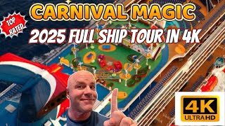 CARNIVAL MAGIC  FULL WALKING SHIP TOUR