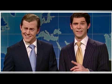 "Dishonest media is not honest": See Eric and Donald Trump Jr. on SNL Weekend Update.