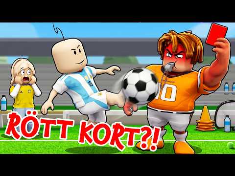 Första FOTBOLLSTRÄNINGEN! - går fel.....