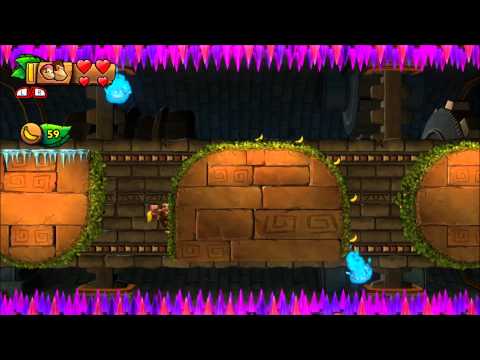 Donkey Kong Country: Tropical Freeze - 100% Walkthrough - 6-K Slippy Spikes (Puzzle Pieces)