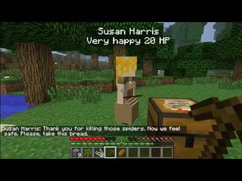 Lets Play Minecraft 1.2.5 With Minecolony Part 1 : Voice Actors?