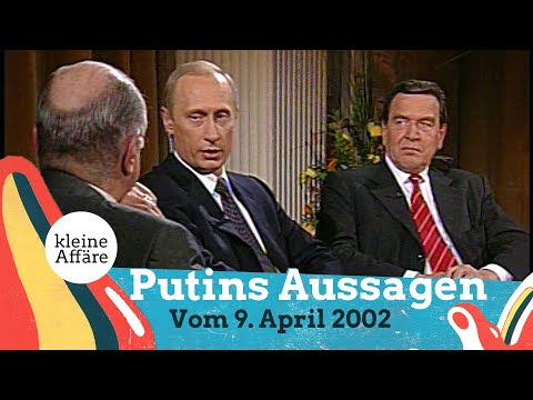 Putin's statements of April 9, 2002