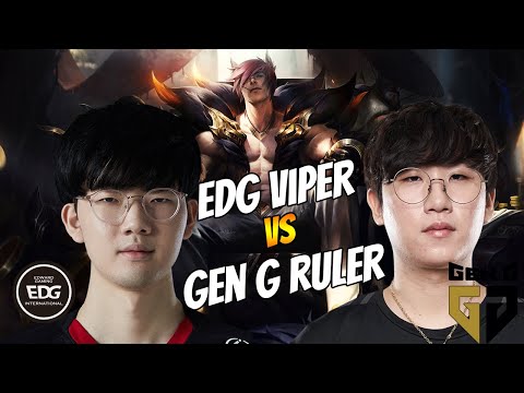 EDG VIPER VS GENG RULER - VIPER JINX VS RULER APHELIOS - LOL PROVIEW