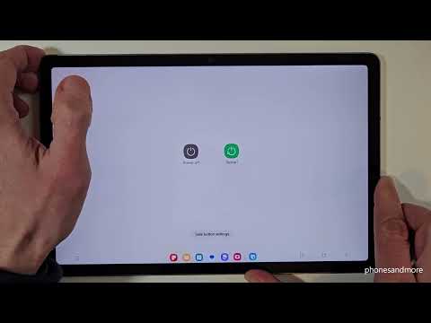 Samsung Galaxy Tab S9 FE Plus: How to turn off the tablet? And how to set up the Power Button?
