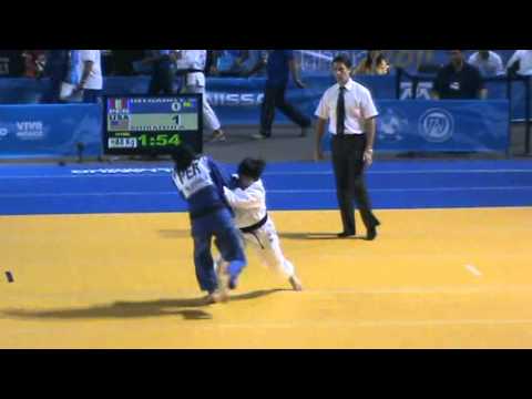 Judo Panamericano 2011   Annie Shiraishi  USA  vs Liliana Delgado  PER    48 Kg