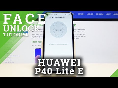 How to Set Face Recognition in HUAWEI P40 Lite E – Set Face Lock Screen