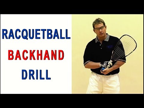 Secrets of Power Racquetball - Tips for Advanced Players - Backhand Drill featuring Marty Hogan