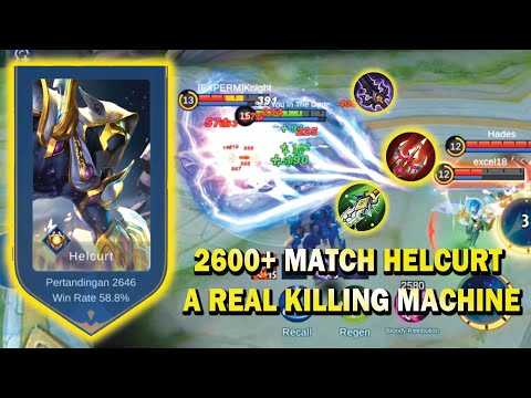 2600+ MATCH HELCURT l 20 KILL HELCURT A REAL KILLING MACHINE l TOP 1 GLOBAL HELCURT - MLBB