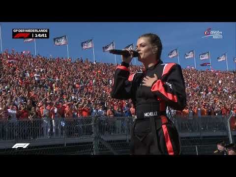 National Anthem of The Netherlands performed by Davina Michelle | F1 2021 Dutch GP
