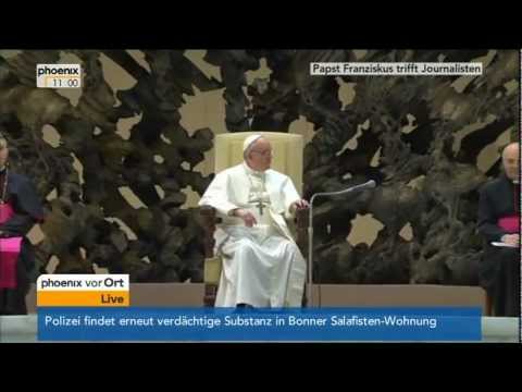 Papst Franziskus trifft Journalisten - VOR ORT vom 16.03.2013