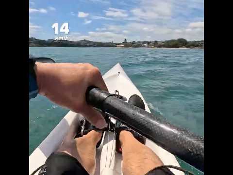 Old Fenn XT double footwell #surfski #kayaking #sprinting #paddler