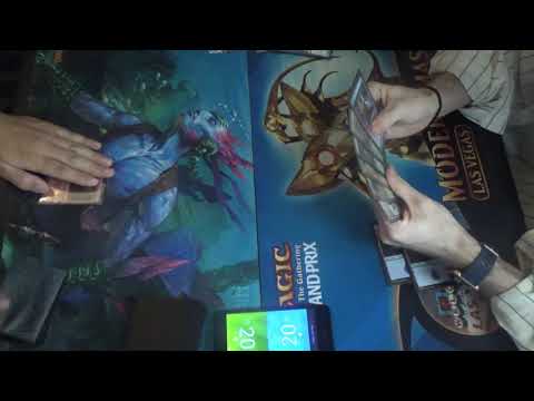 Modern MtG — Gruul TitanShift vs. Simic Delver (budget)