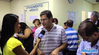 preview picture of video 'Prefeito Alessandro Calazans - Visita o Posto de saúde Nova Olinda'