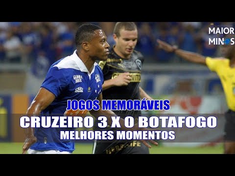 Cruzeiro 3 x 0 Botafogo - Melhores Momentos - 22ª Rodada, Brasileirão 2013 - JOGOS MEMORÁVEIS
