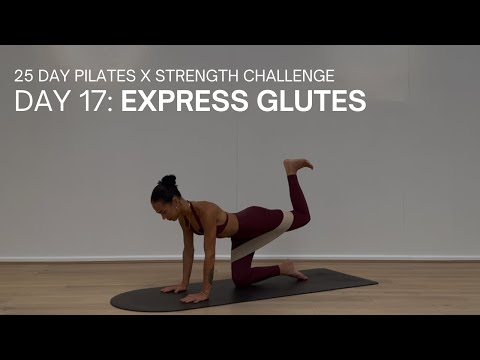 25 DAY PILATES CHALLENGE | DAY 17 | 25 MIN BOOTY WORKOUT WITH BOOTY BAND | Booty Band Workout