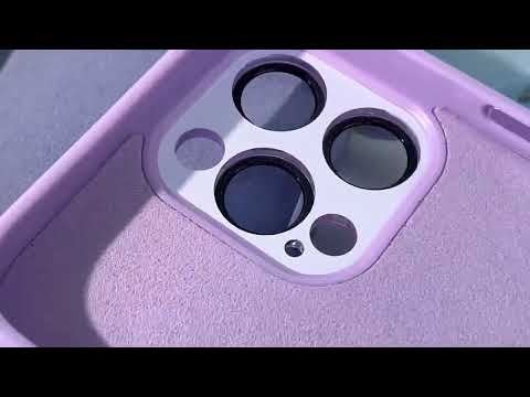 Чехол на iPhone 15 Plus сиреневый матовый с защитой на камеру и МагСейф MagSafe на телефон Айфон 15 плюс - фото 2 - id-p2276093675