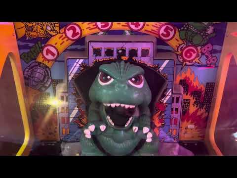 Namco 1993 Godzilla Wars Jr. arcade at town line luxury lanes