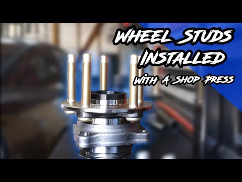 Installing Wheel Studs With a Shop Press (ARP Wheel Studs)