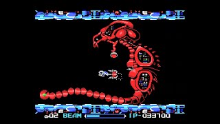 MSX Game: R-Type (1988 IREM) Longplay with cheats