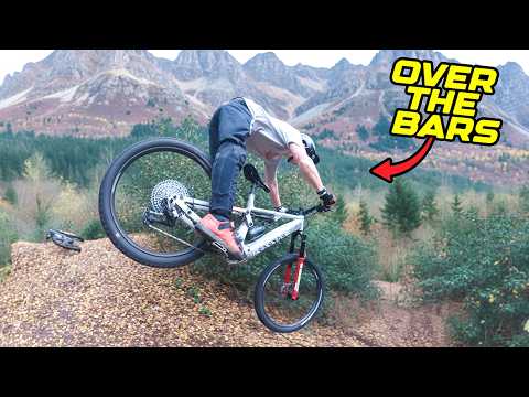 MY HUGE CRASH ALMOST ENDED THIS VIDEO - MTB CHALLENGE GONE WRONG!