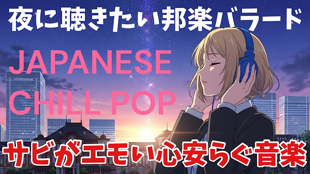 「迷いは時に美しく見えるよね。」日本語バラードラップ : チルラップ:ヒップホップ【邦楽Playlist】