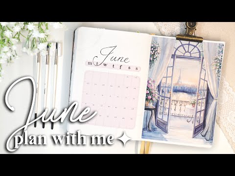 ⚜️ JUNE 2024 Plan With Me // Bullet Journal Monthly Setup