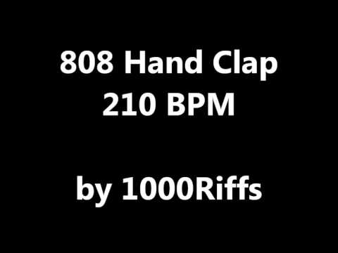 808 Hand Clap : 210 BPM - Beats Per Minute