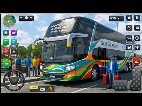 Uphill Offroad Bus Driving Simulator 3D - Coach Bus Tourist Driver 2023 - Android GamePlay