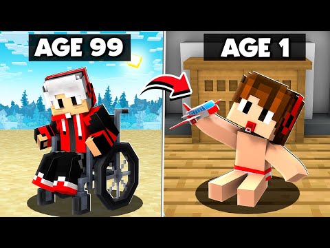 Mind-Blowing! I Regress into Youth in Minecraft!