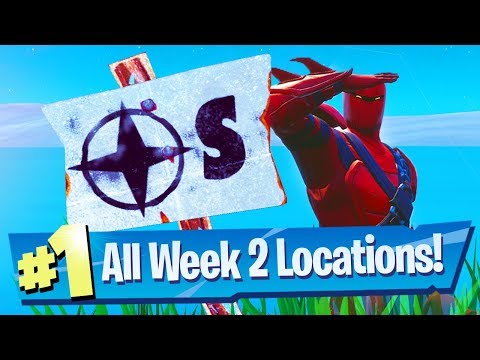 Visit Furthest North, South, East and West Locations (Fortnite Season 8 Week 2 Challenge)