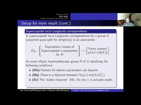 Alex Youcis - An approach to characterizing the local Langlands conjecture over p-adic fields