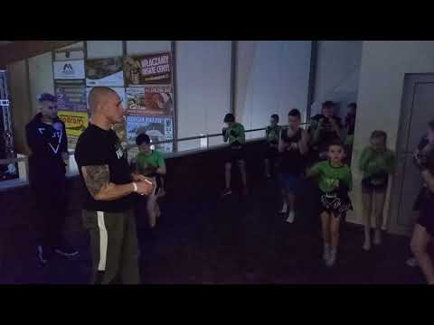 Rozgrzewka przed galą FBF Gorlice 11.01.2020r.