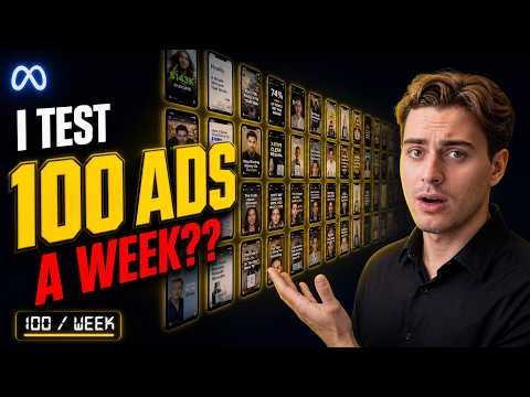 Most Brands Test 5 Ads. I Test 100. Here's Why.
