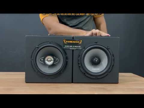COMPARATIVO Triaxial Pioneer TS-1687s 80 rms X Audiophonic SENSATION 6 55 rms Polegadas!