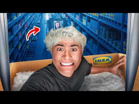 EPIC FORT IN IKEA RAFTERS!! CAUGHT?!?
