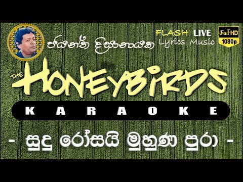 Sudu Rosai Muhuna Pura Karaoke (Without Voice) සුදු රෝසයි මුහුණ පුරා කැරෝකේ