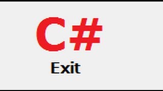 C# Tutorial 18:  How to gracefully exit this application