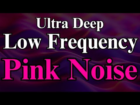 Ultra Low Frequency Pink Noise | Black Screen | 10 Hours | Warm Deep Pink Noise for Sleep & Studying