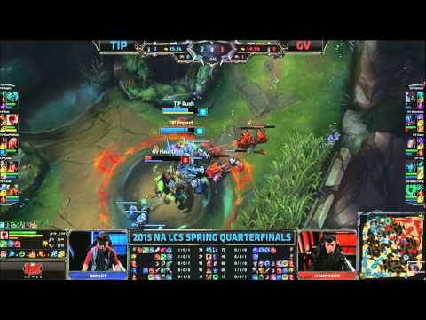 Team Impulse vs Gravity | Game 1 Quarter Finals S5 NA LCS Spring 2015 playoffs | TIP vs GV G1