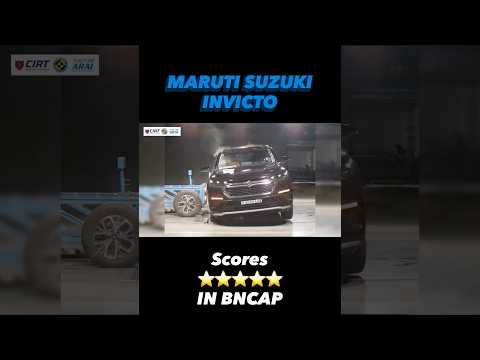 5 STARS for MARUTI INVICTO in Bharat NCAP crash test!