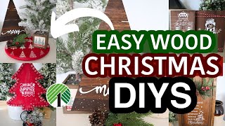 CHRISTMAS DIYS USING WOOD | CHRISTMAS CRAFTS TO TRY IN 2024 | CHEAP, not cheesy!