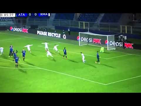 GOAL REAL MADRID   FERLAND MENDY GOAL VS ATALANTA   ATALANTA 0 1 REAL MADRID